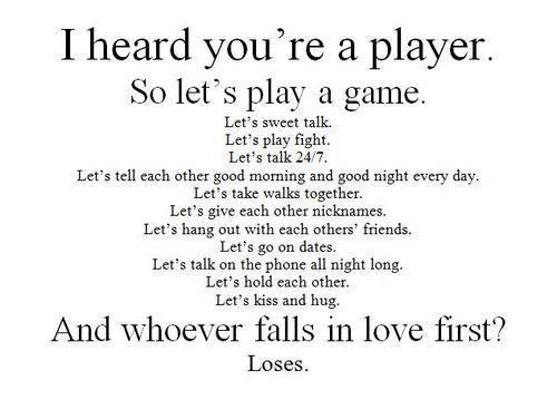 Player Quotes For Her Girls Playing Guys Quotes. Quotesgram