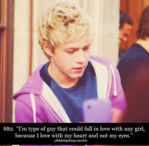 niall horan facts and quotes about girls