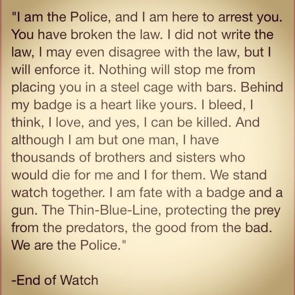 Thank A Police Officer Quotes. QuotesGram