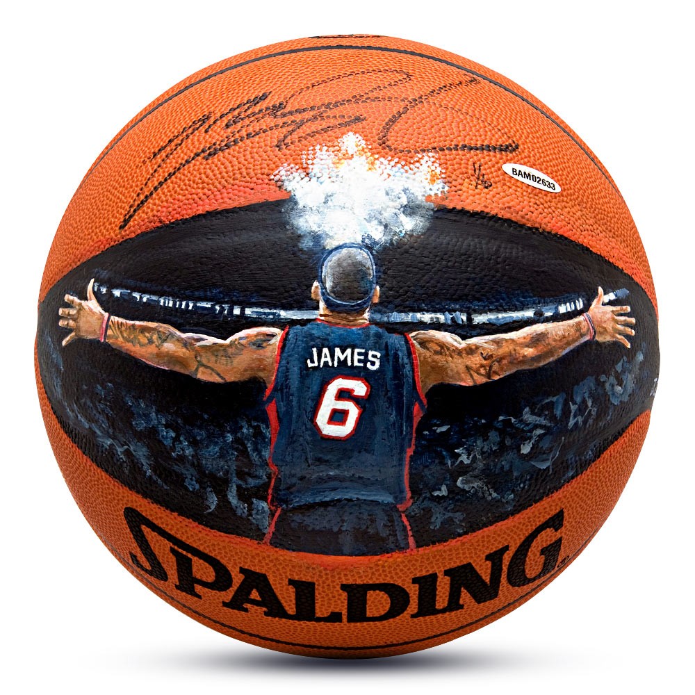 lebron james basketball ball