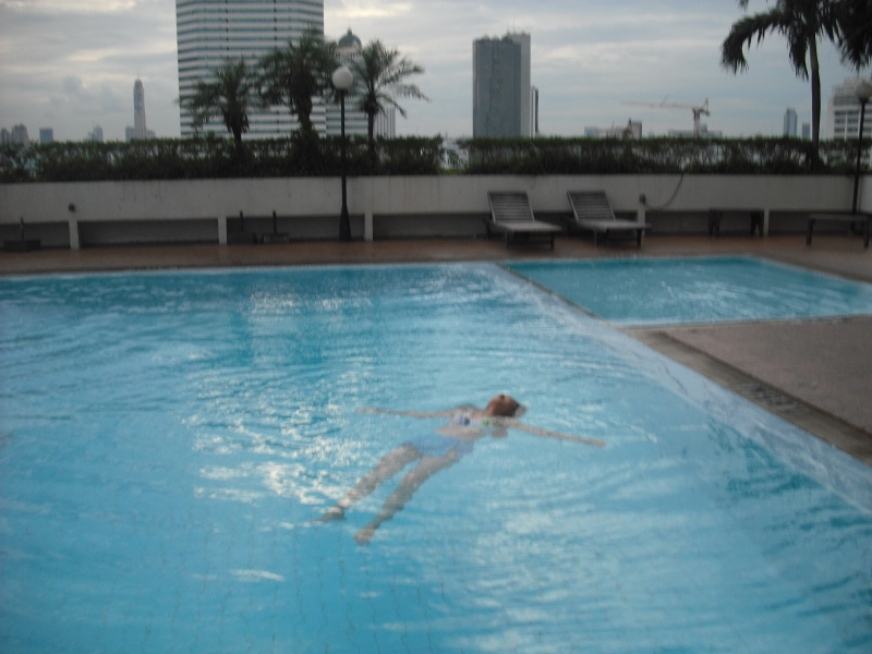 In the water, we are all equal.