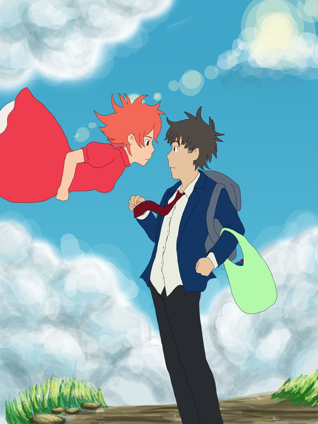 Featured image of post Sousuke Ponyo Ponyo and sousuke are starting their happily ever after