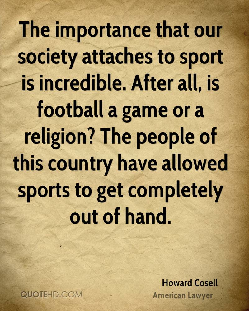 role of sports in society
