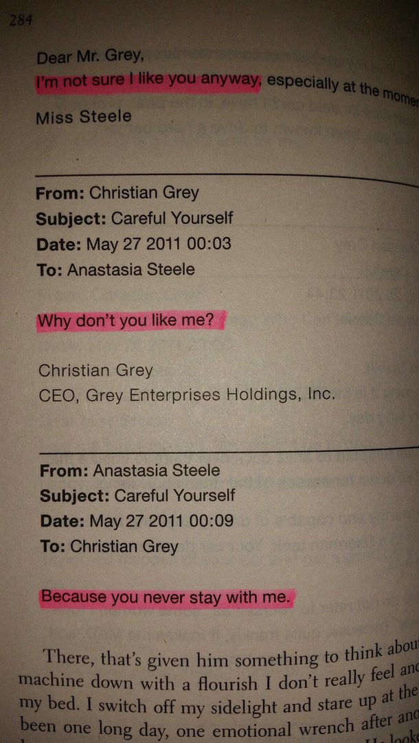 50 Shades Of Grey Book Quotes Quotesgram