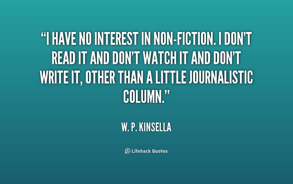 Quotes About Non Fiction. QuotesGram