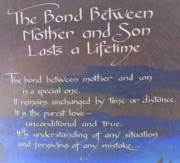 Mother Son Bond Quotes. QuotesGram