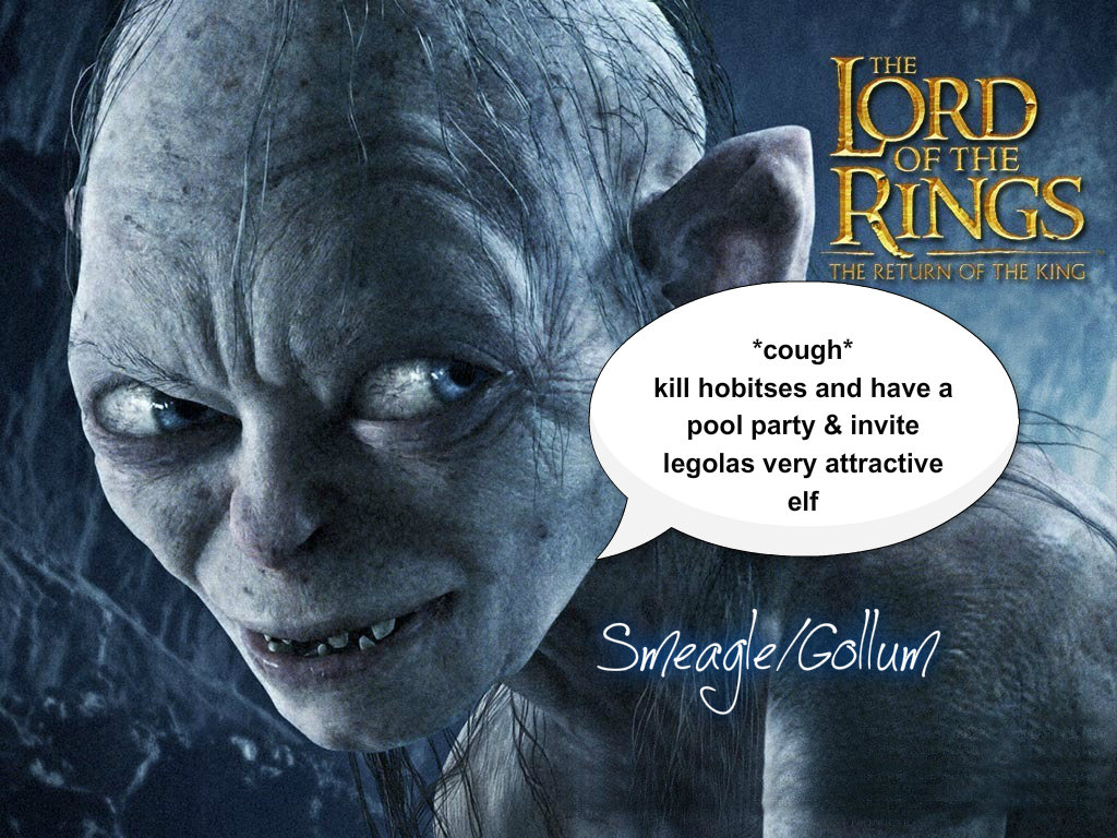Gollum Funny Quotes. QuotesGram