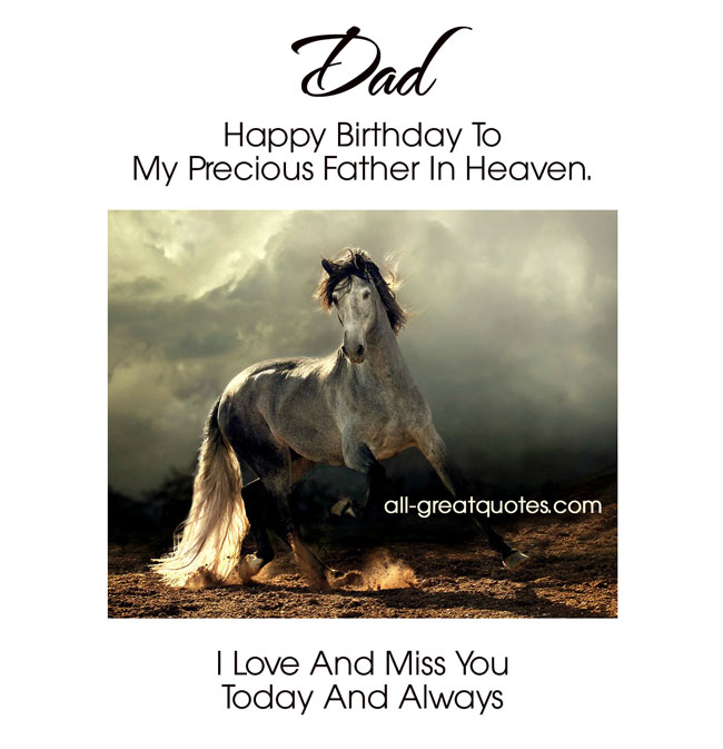 1916195630 Dad Happy Birthday To My Precious Father In Heaven