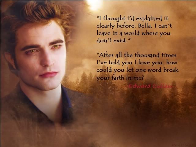 Best Twilight Quotes Edward Cullen Quotesgram