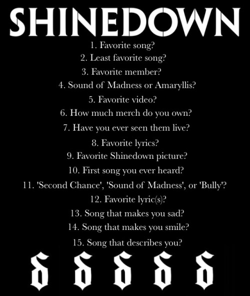 who wrote shinedown songs