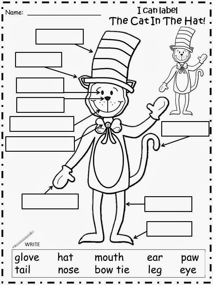 510  Dr Seuss Coloring Pages Cat In The Hat  Free