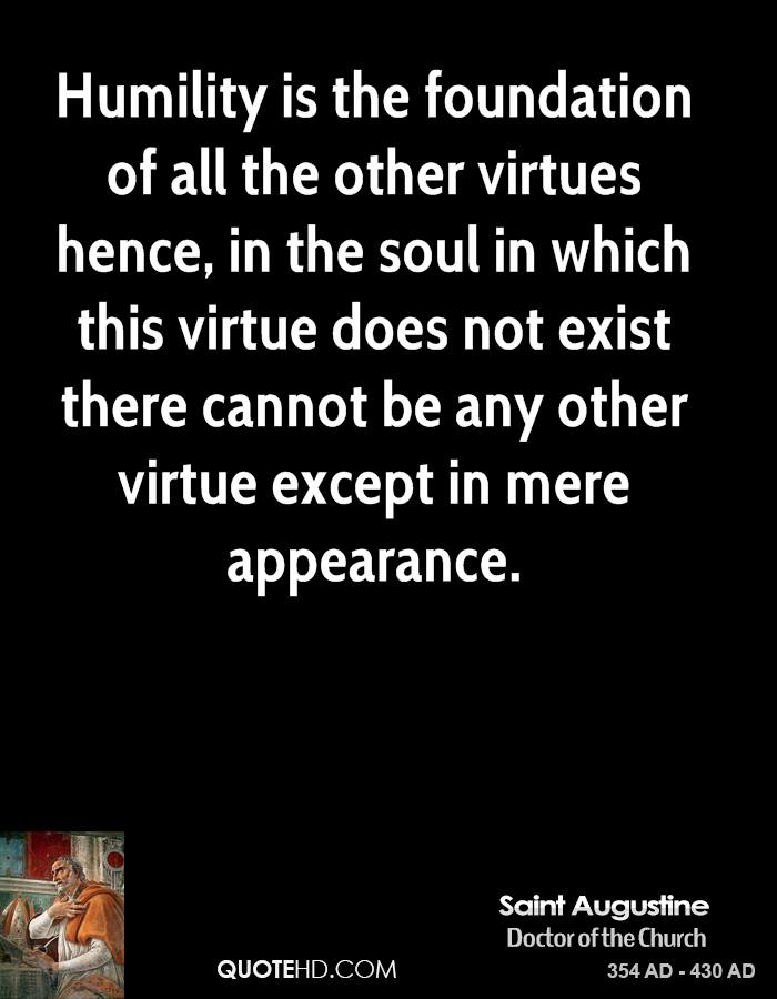 Augustine Quote on Humility