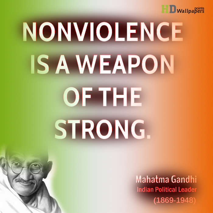 Gandhi Non Violence Quotes. QuotesGram