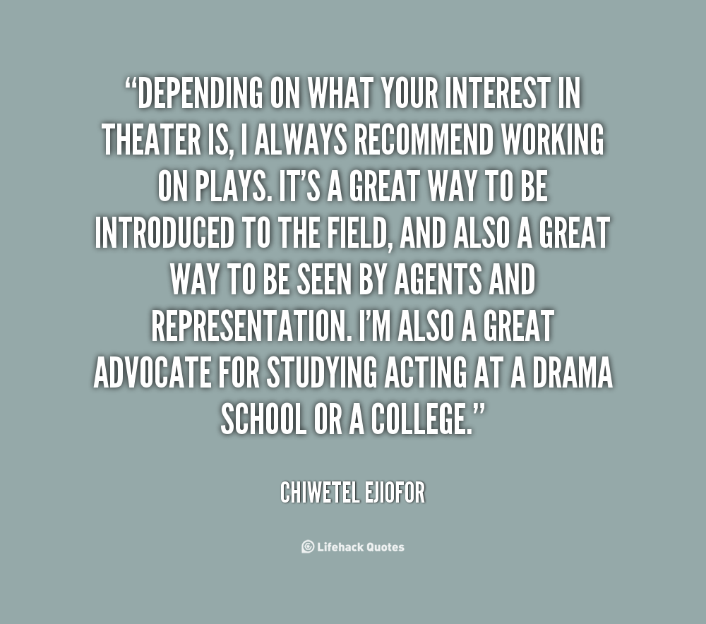 Chiwetel Ejiofor Quote