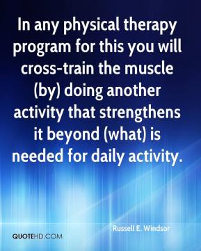 Quote on being a warrior in physical therapy