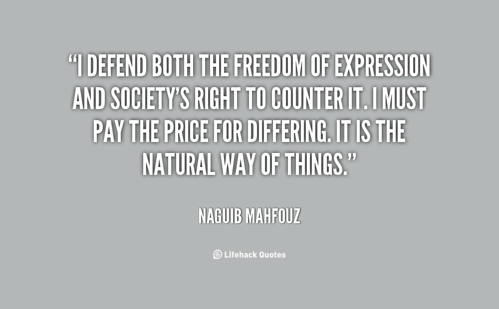Freedom Of Expression Quotes. QuotesGram