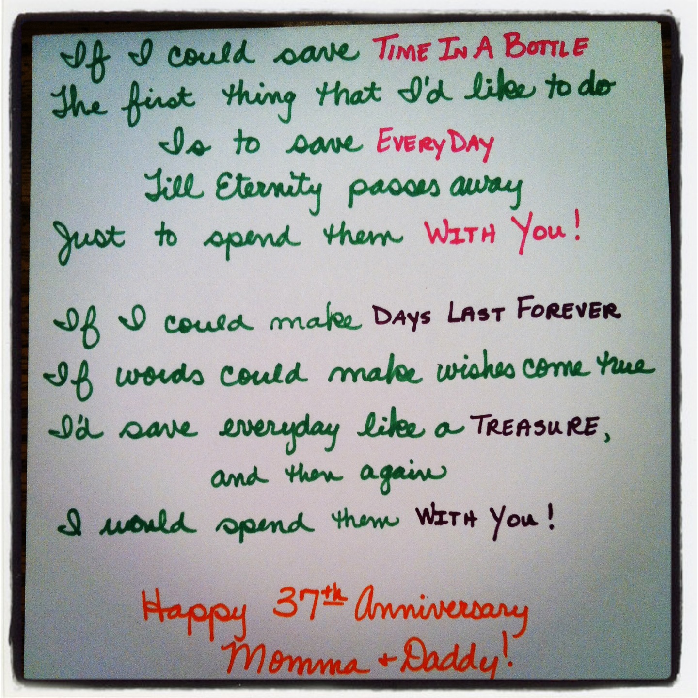 Mom And Dad Happy Anniversary Quotes Quotesgram