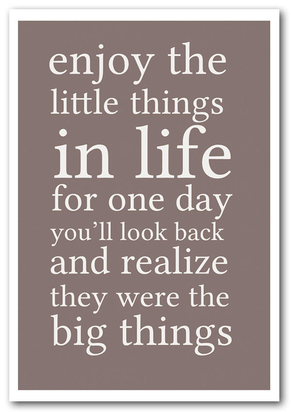 Enjoy The Little Things In Life Quotes. QuotesGram