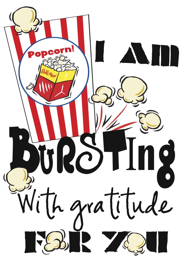 Popcorn Appreciation Free Printable