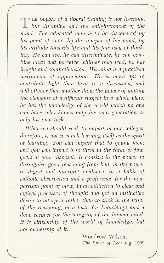 Woodrow Wilson Quotes On Education. QuotesGram