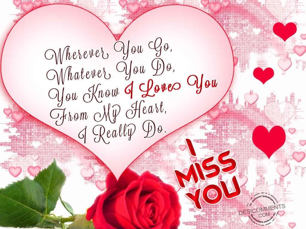 I Miss You Quotes For Her From The Heart.