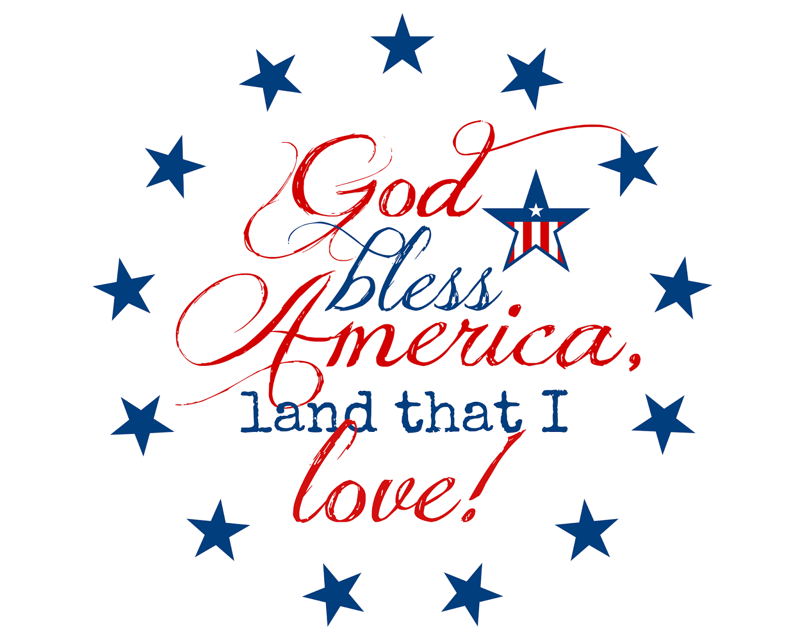 God Bless America Logo Images.