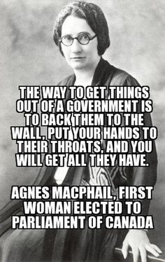 Agnes Macphail Quotes. QuotesGram