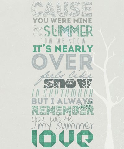 Summer Song Lyric Quotes. QuotesGram