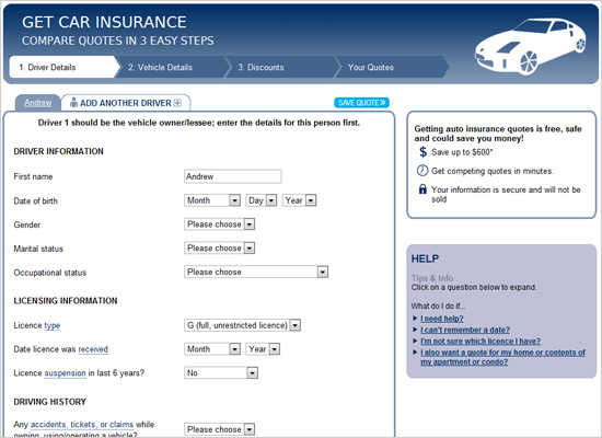 Canada Car Insurance Quotes Online. QuotesGram