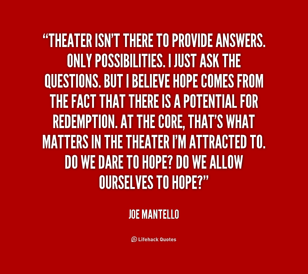 Theatre Is Life Quotes. QuotesGram
