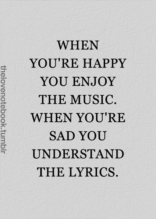  Lyric  Quotes  Sad  QuotesGram