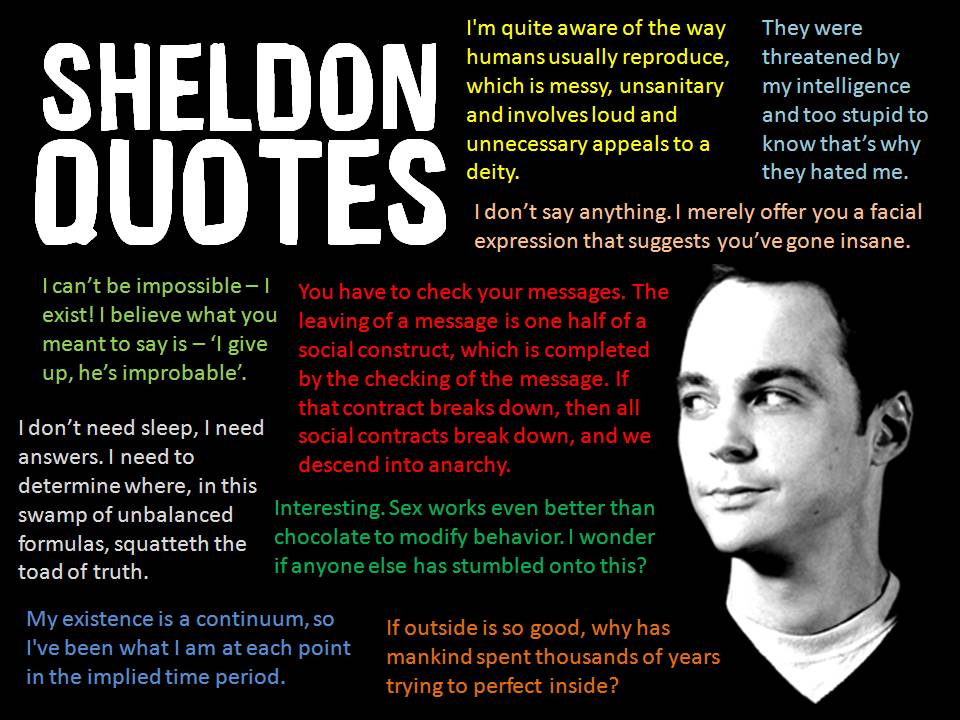 Science Quotes Sheldon Cooper. QuotesGram