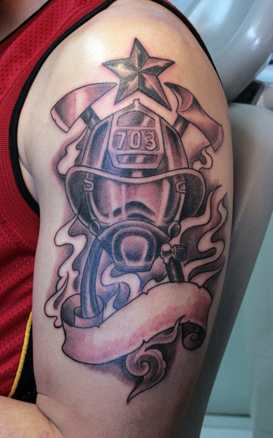 firefighter  Family Tattoos  Last Sparrow Tattoo