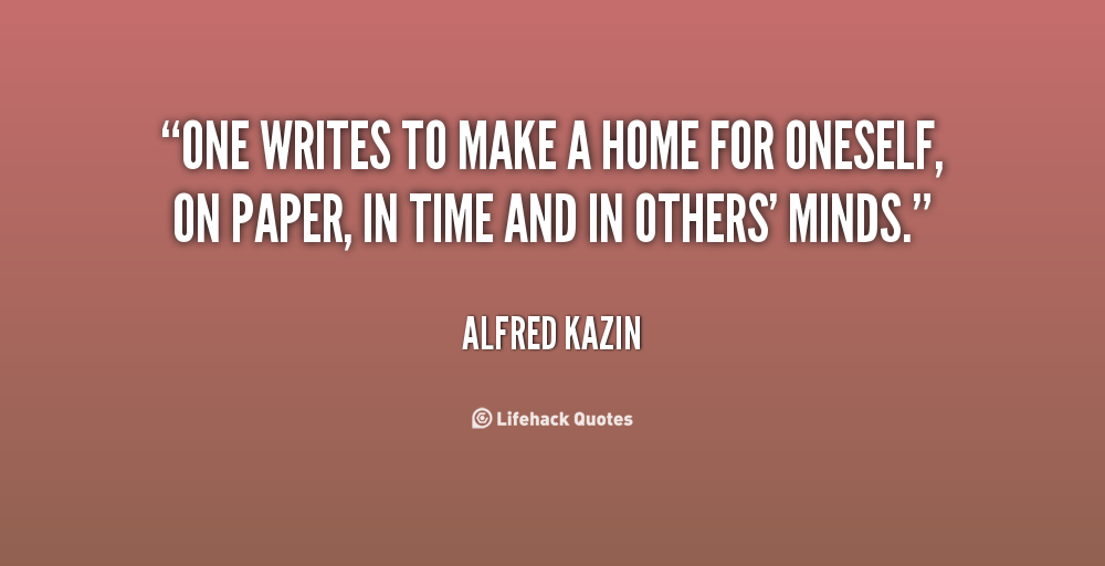 Alfred Kazin Quotes. QuotesGram