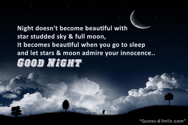 Beautiful Night Quotes. QuotesGram