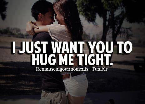 Tightly when a guy hugs you What does