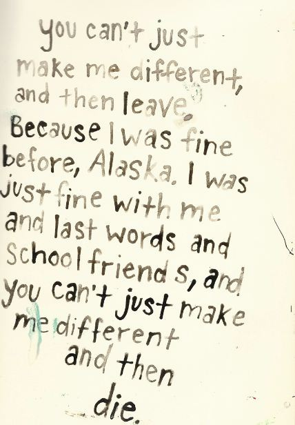 Looking For Alaska John Green Quotes Quotesgram