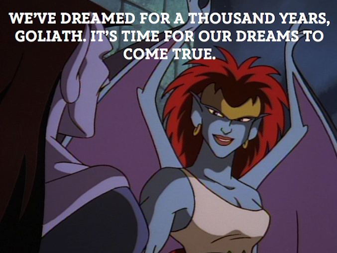 Gargoyles Cartoon Quotes QuotesGram