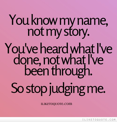 Think Positive To Make Things Positive - You Know My Name, Not My Story You  know my name