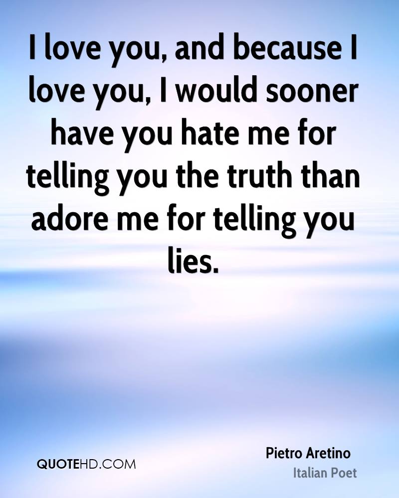 Because I Hate You Quotes Quotesgram