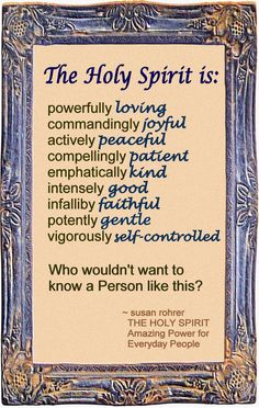 Holy Spirit Quotes And Saying. QuotesGram