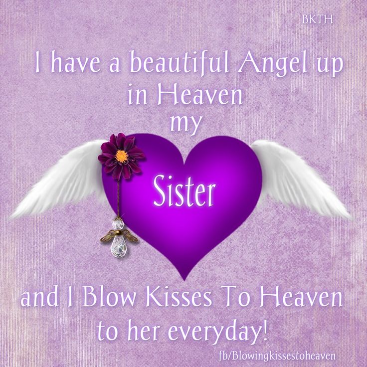 Missing My Sister In Heaven Quotes. Quotesgram