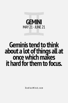 About gemini things a 13 Brutal