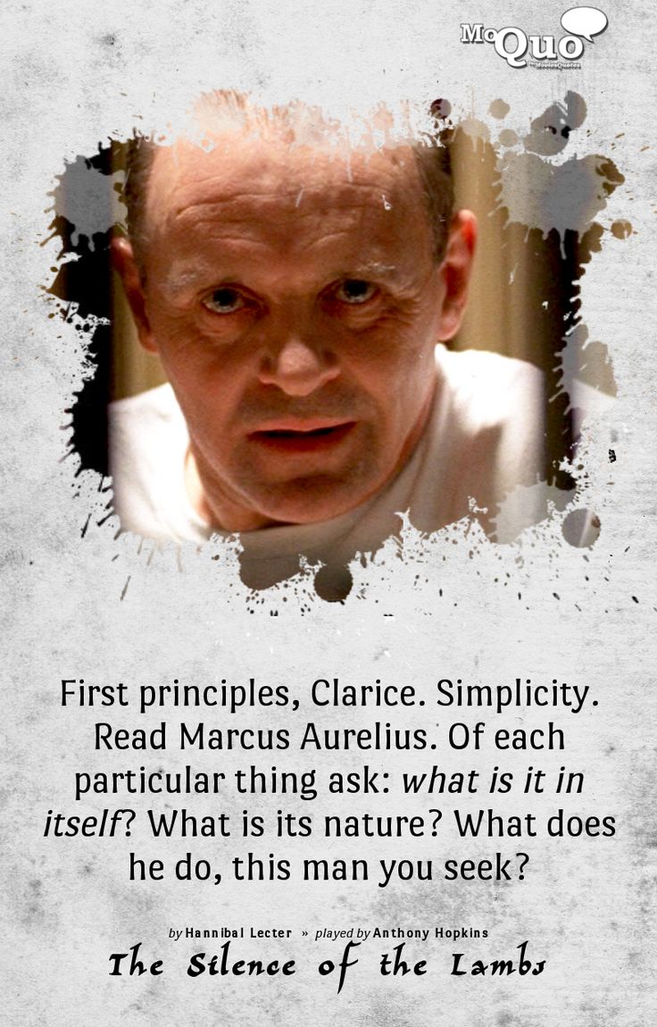 Quotes From The Movie Hannibal Quotesgram