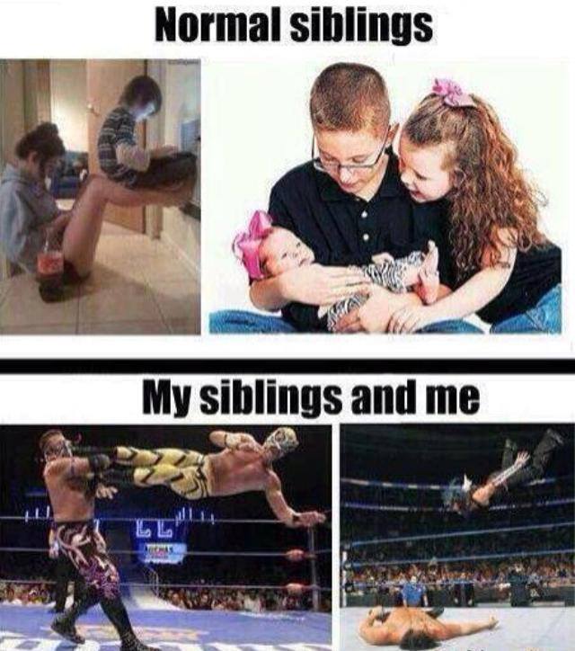 funny sibling rivalry pictures