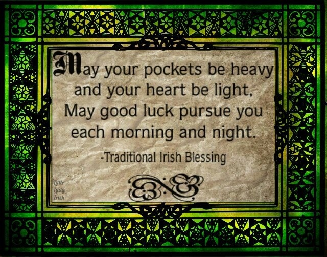 Irish Motivational Quote - Abundance