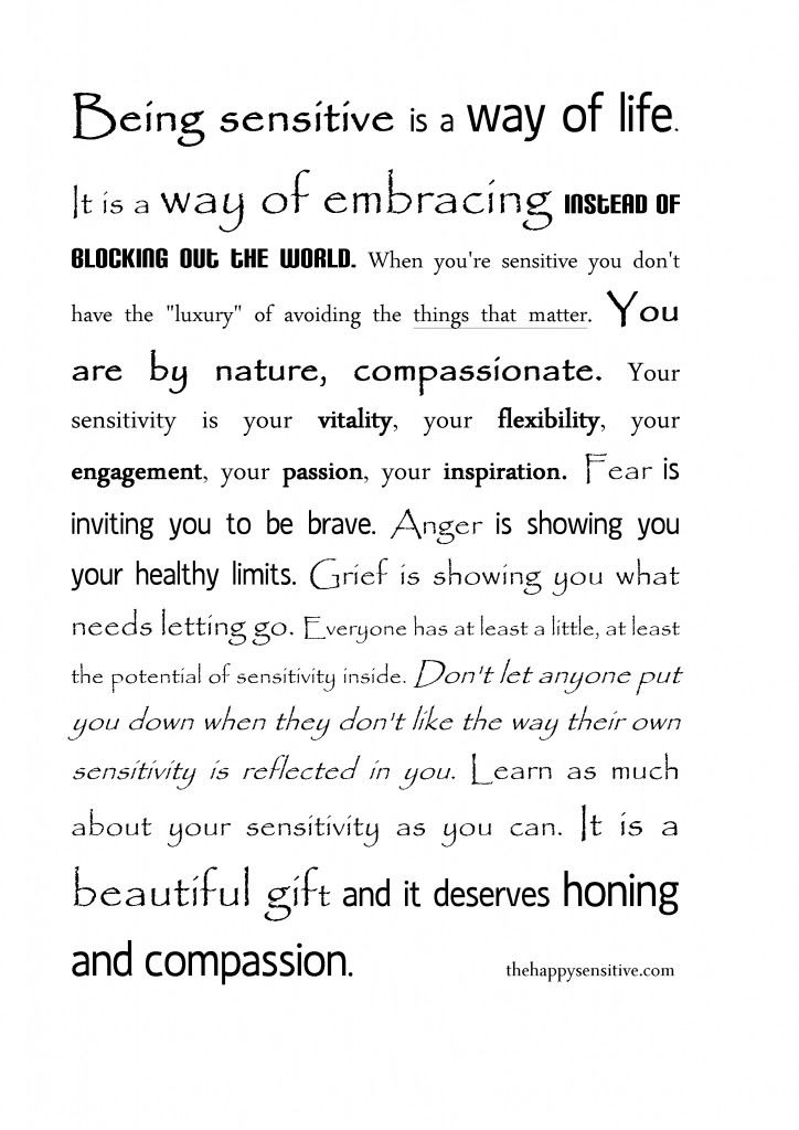 Highly Sensitive Person Quotes Over Sensitive People Quotes. Quotesgram