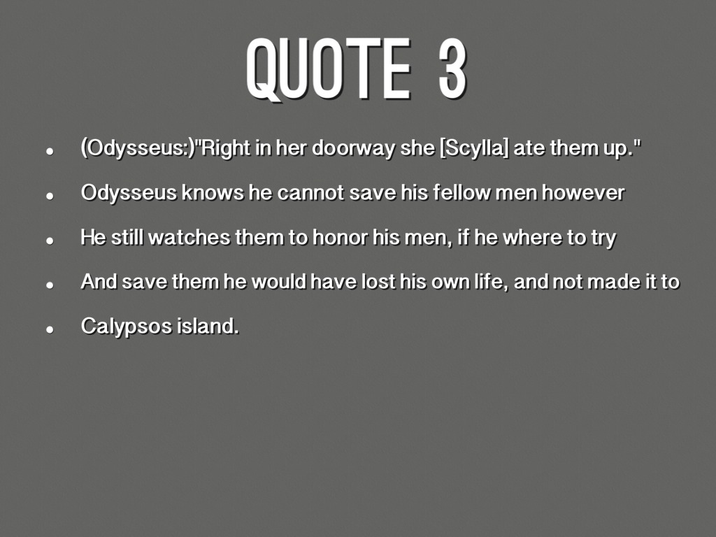 odysseus courage