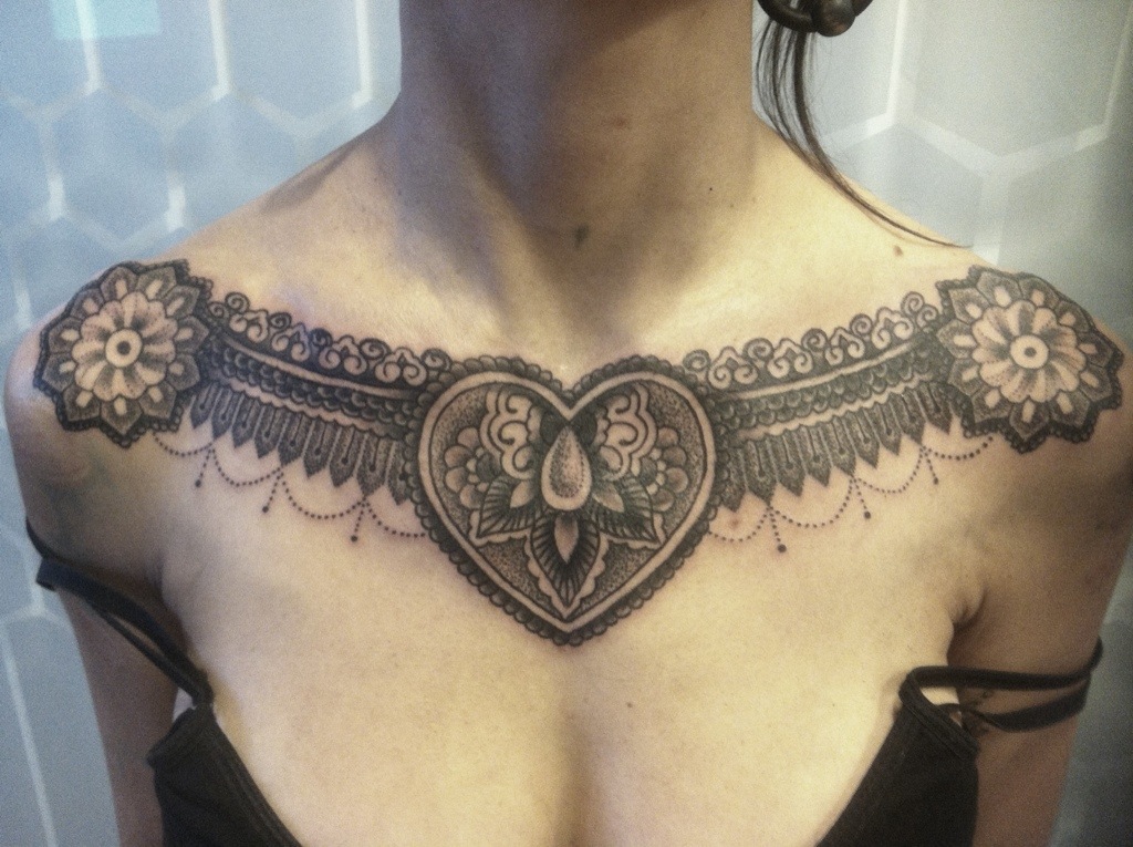 Chest Tattoos For Women Quotes.