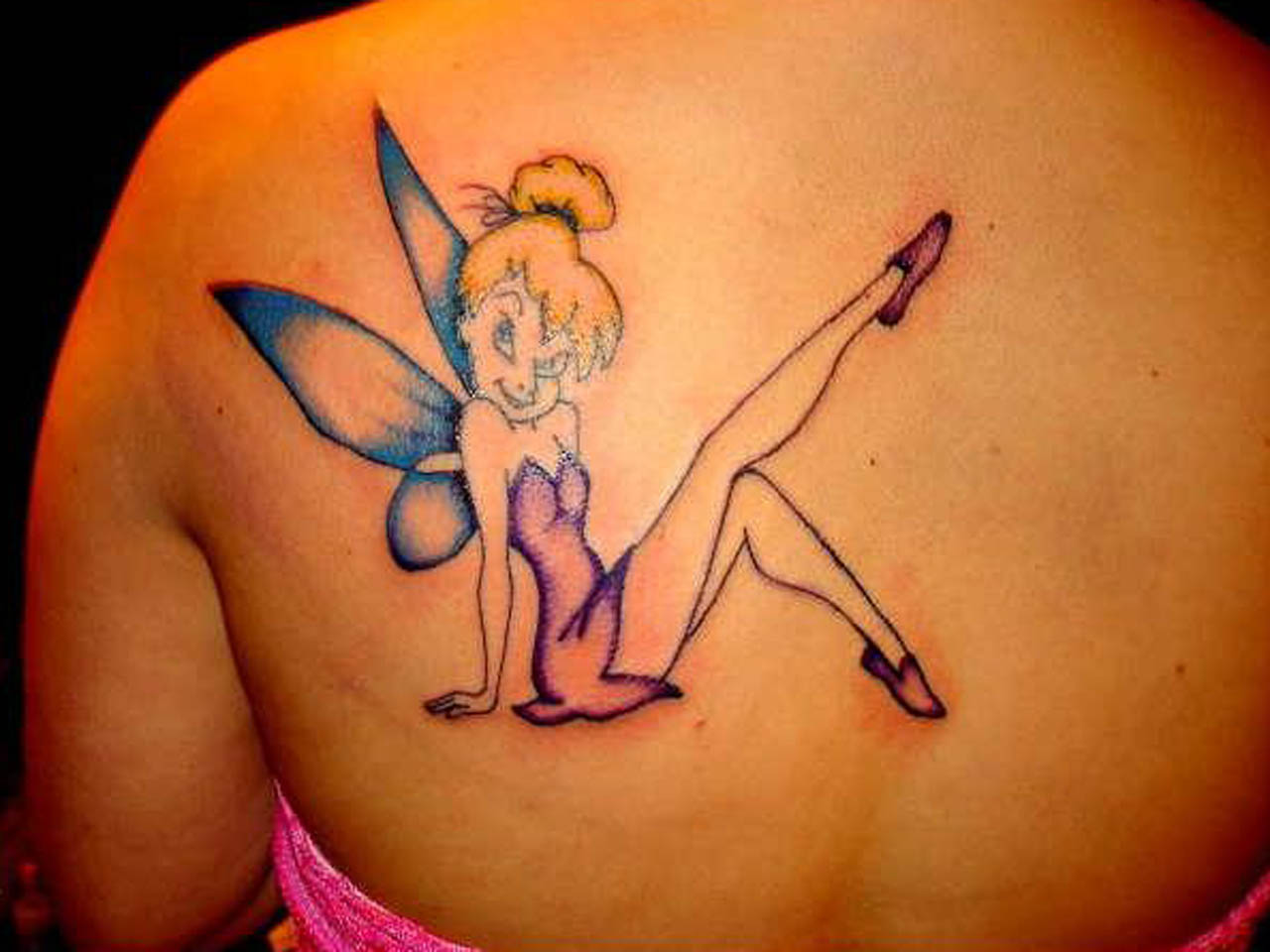 Tinkerbell tattoo on the arm done by @tattooist_doy | www.otziapp.com |  Disney tattoos, Tattoos, Belle tattoo